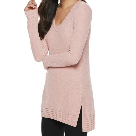 Apt. 9 Sweaters - Women APT. 9 Chenille Vented Tunic Sweater